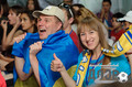 Харьковская фан-зона во время матча Украина - Англия