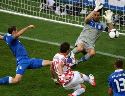 Евро-2012. Италия не смогла удержать победу над сборной Хорватии