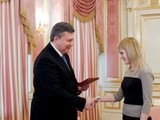 Президент Украины наградил Анну Ушенину орденом княгини Ольги