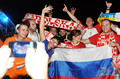 На площади Свободы прошла трансляция матча Польша-Россия