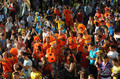 Голландские болельщики прошли маршем до стадиона «Металлист»