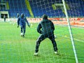Тренировка футболистов "Байера" на стадионе "Металлист"