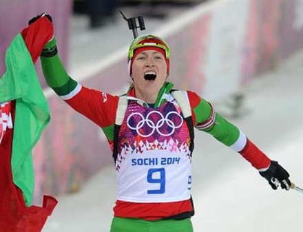 Сочи-2014. Белоруска  – трехкратная олимпийская чемпионка в биатлоне