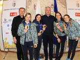 Украинские олимпийцы вернулись домой (ФОТО)
