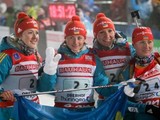 Биатлонистки принесли Украине первое золото 2013 года