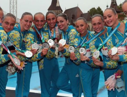 Харьковские синхронистки завоевали серебряную медаль на чемпионате мира
