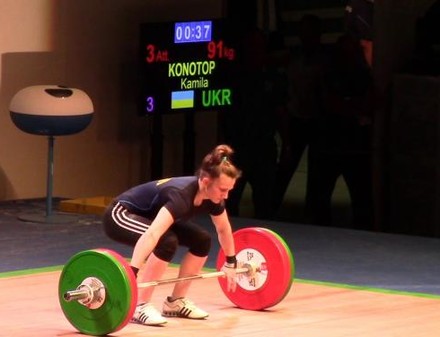 Харьковчанка Камила Конотоп установила три рекорда Украины