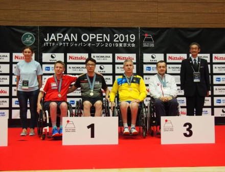 Харьковские паралимпийцы завоевали медали на теннисном турнире в Токио